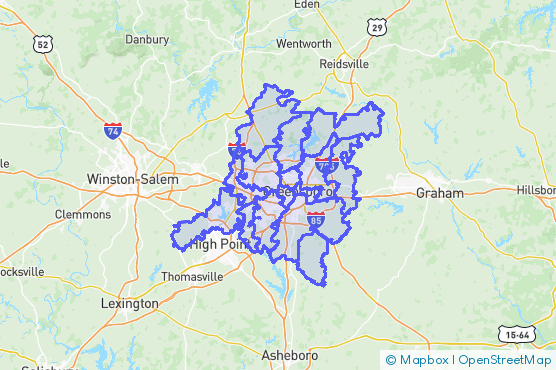 Service Area Map