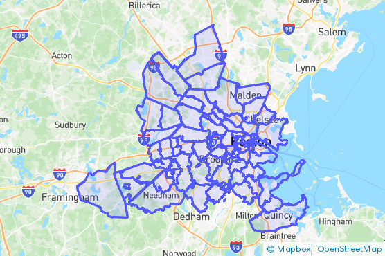Service Area Map