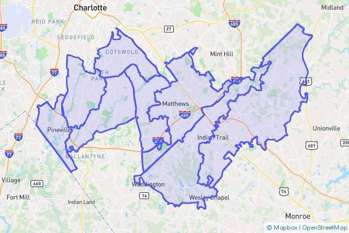 Service Area Map