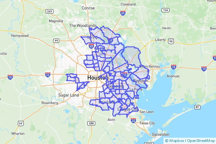 Service Area Map