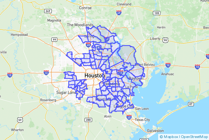 Service Area Map