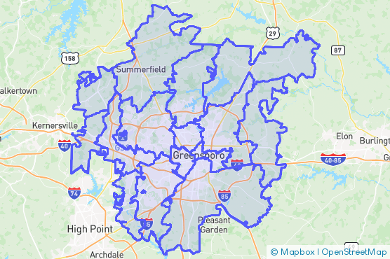 Service Area Map