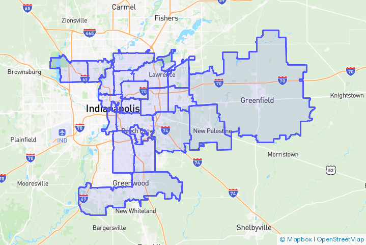 Service Area Map