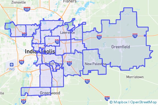 Service Area Map