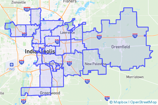 Service Area Map