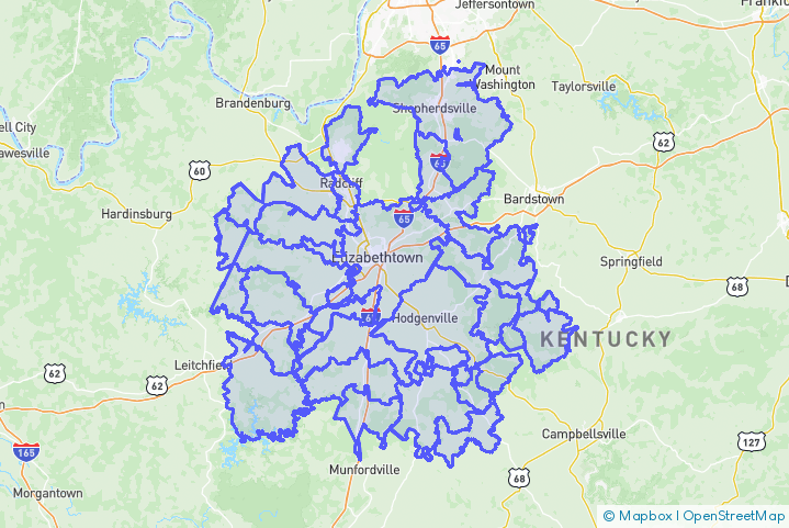 Service Area Map