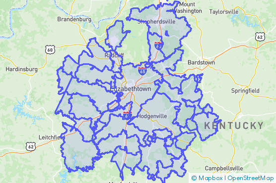 Service Area Map