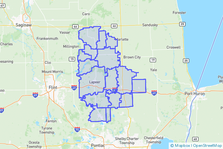 Service Area Map