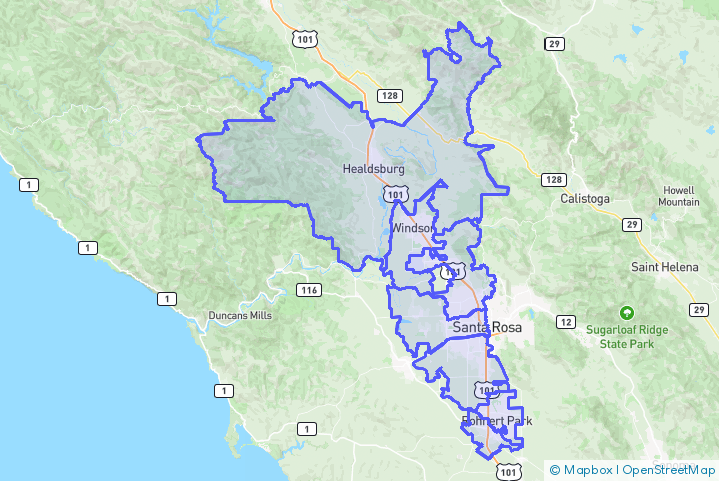 Service Area Map
