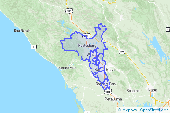 Service Area Map