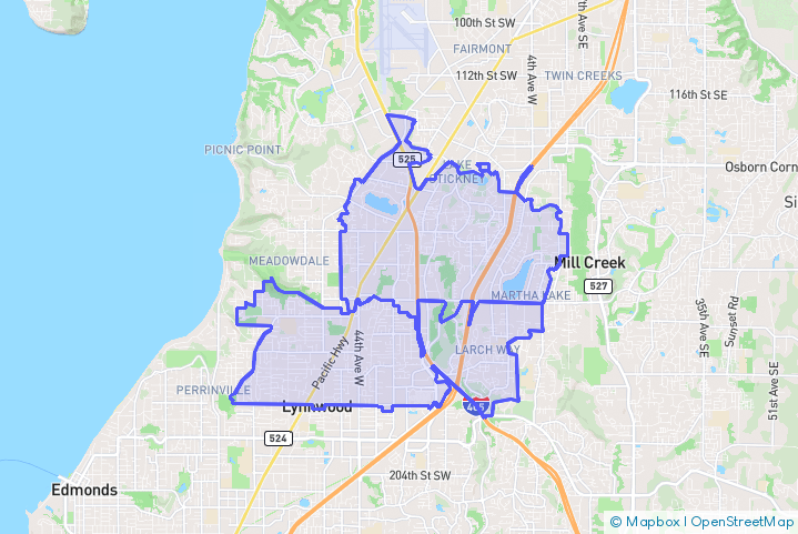 Service Area Map