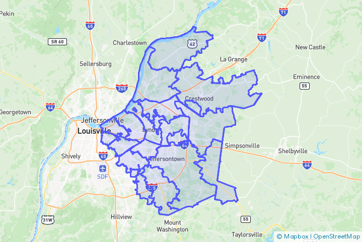 Service Area Map
