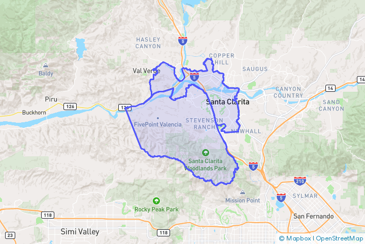 Service Area Map