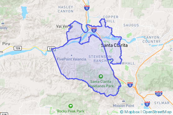 Service Area Map