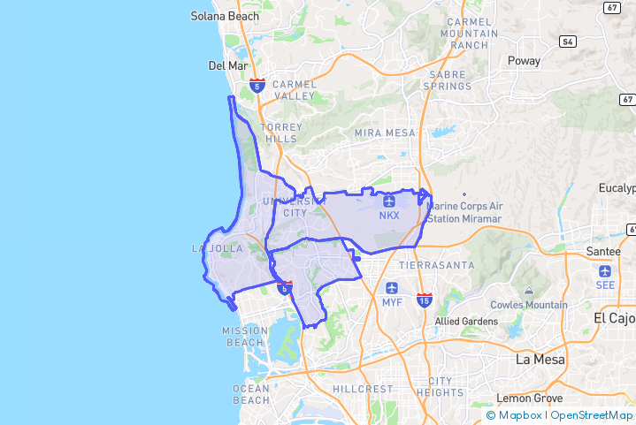 Service Area Map