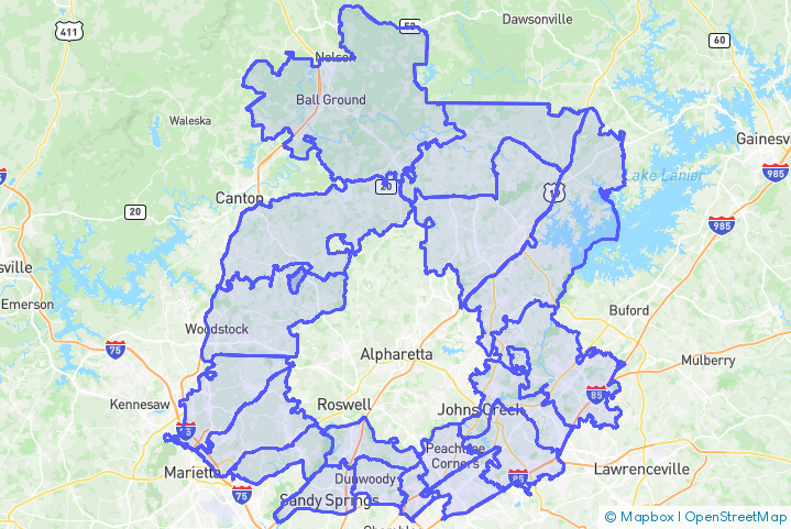 Service Area Map