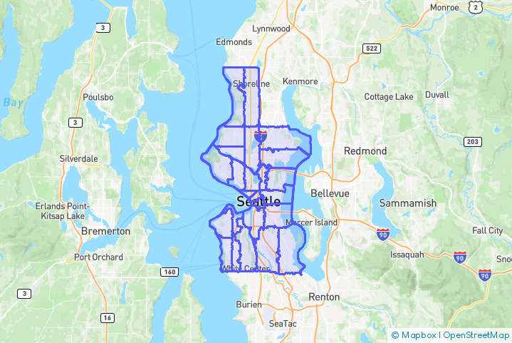 Service Area Map