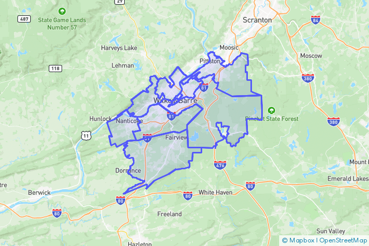 Service Area Map