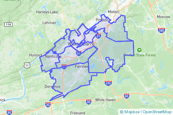 Service Area Map