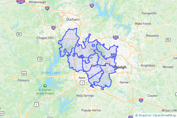 Service Area Map
