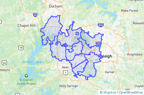 Service Area Map