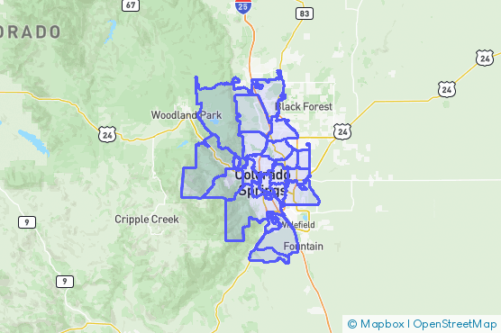 Service Area Map