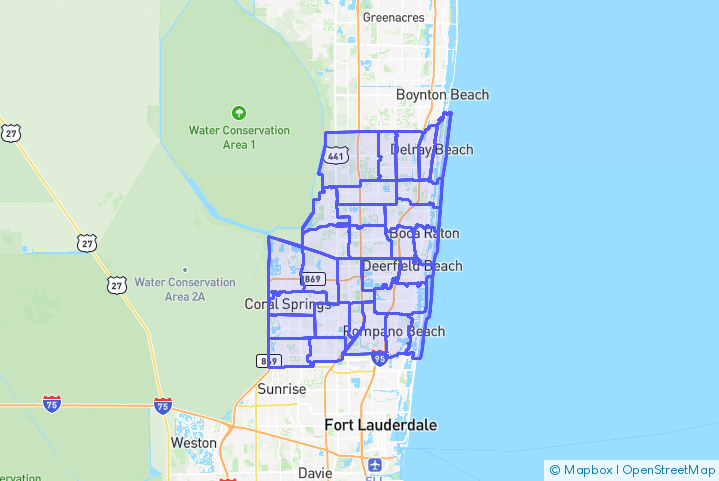 Service Area Map