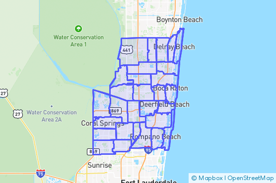 Service Area Map
