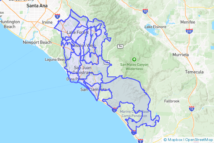 Service Area Map