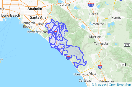 Service Area Map