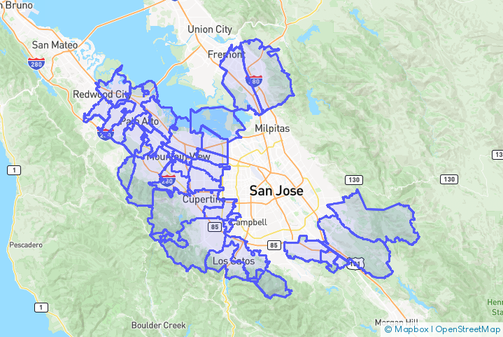 Service Area Map