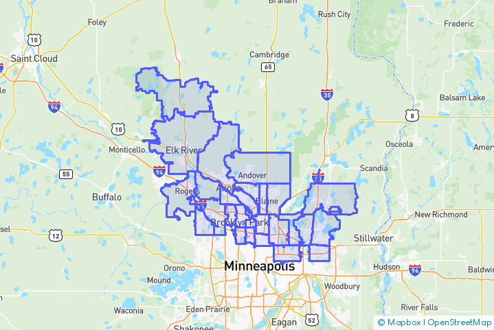 Service Area Map