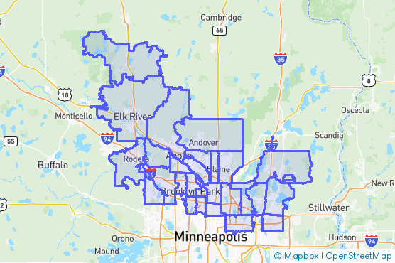 Service Area Map