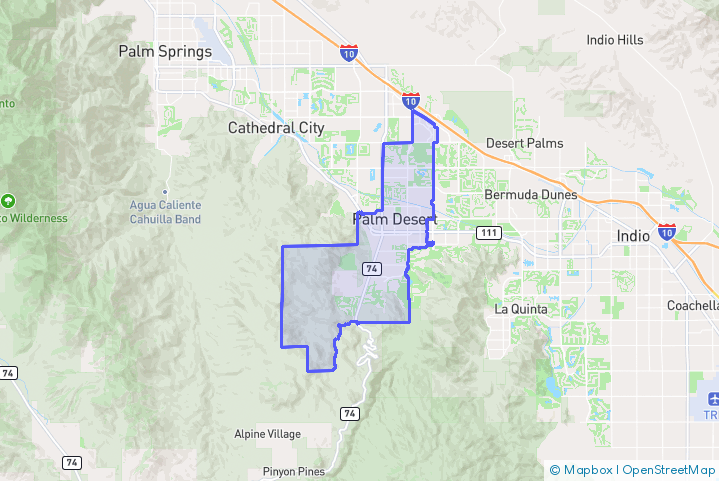 Service Area Map