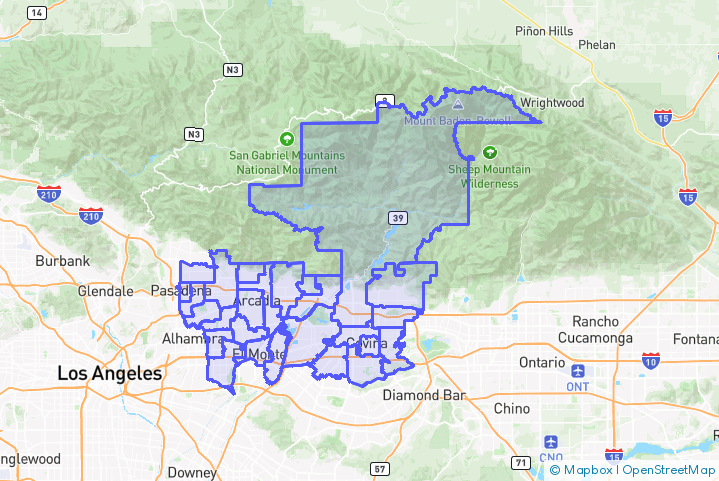 Service Area Map