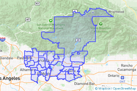 Service Area Map