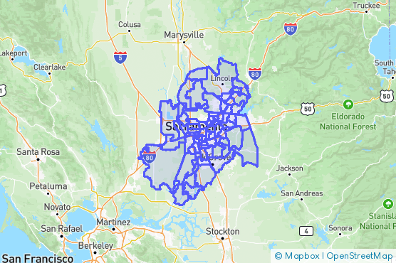 Service Area Map