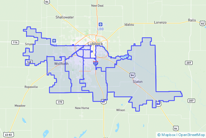 Service Area Map