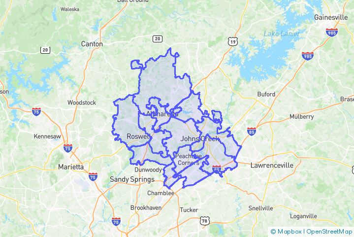 Service Area Map