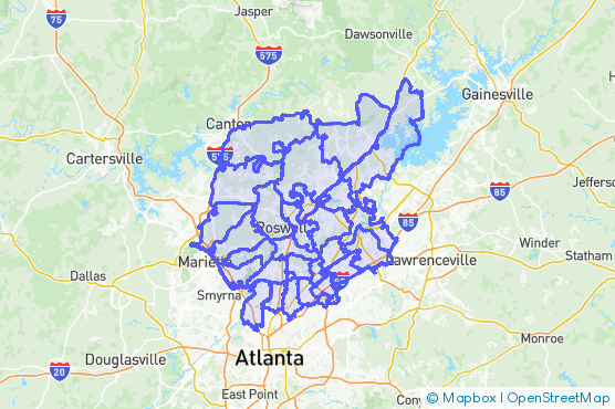 Service Area Map