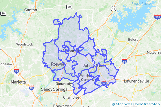 Service Area Map