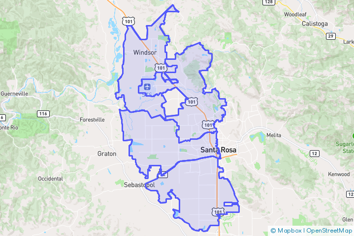 Service Area Map