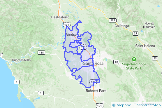 Service Area Map