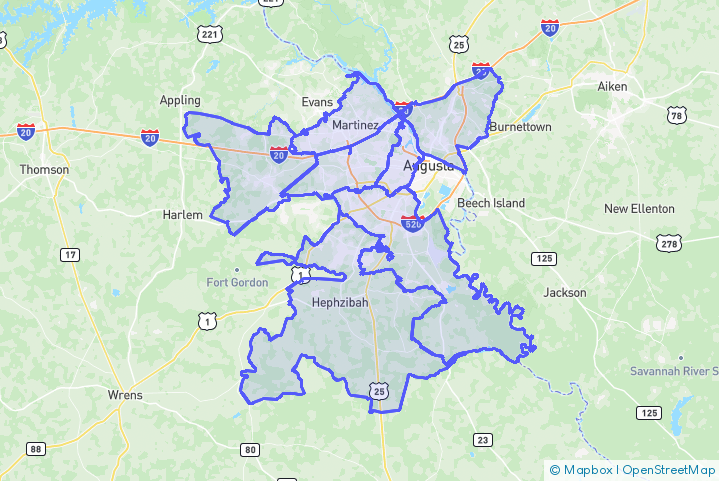 Service Area Map