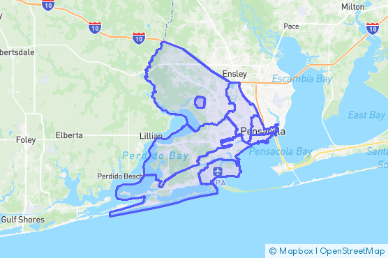 Service Area Map