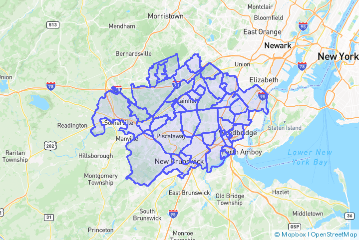 Service Area Map