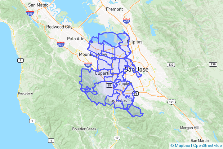 Service Area Map