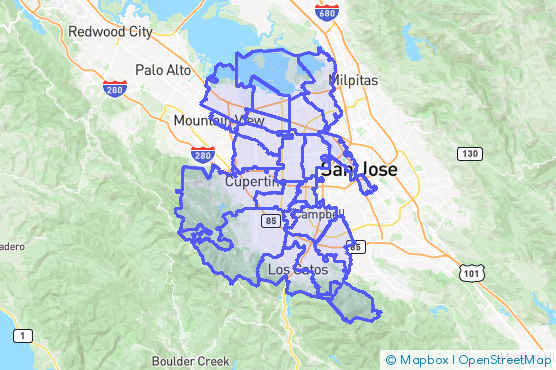 Service Area Map