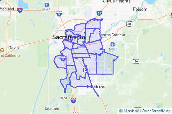 Service Area Map