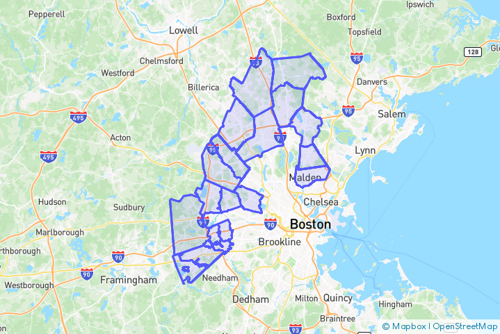Service Area Map
